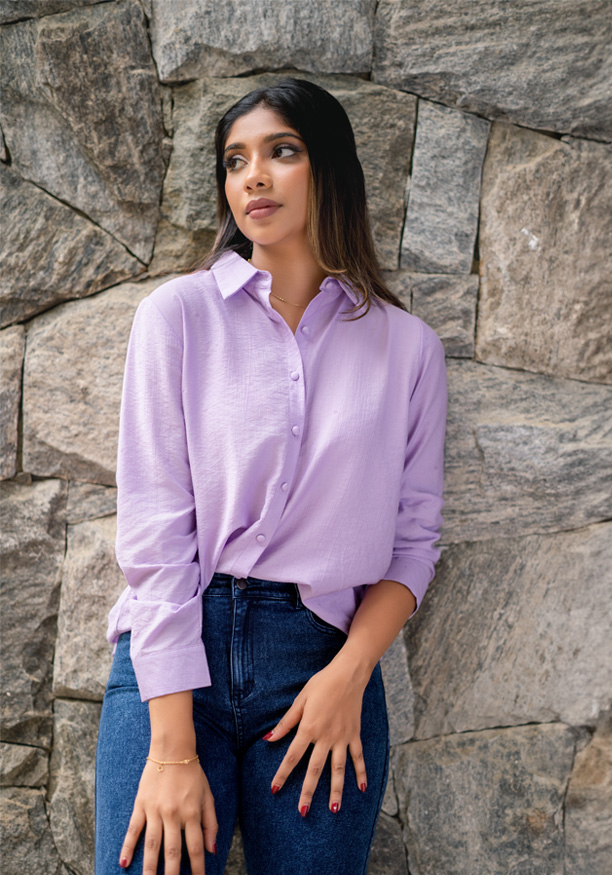 HANNAH PURPLE BLOUSE